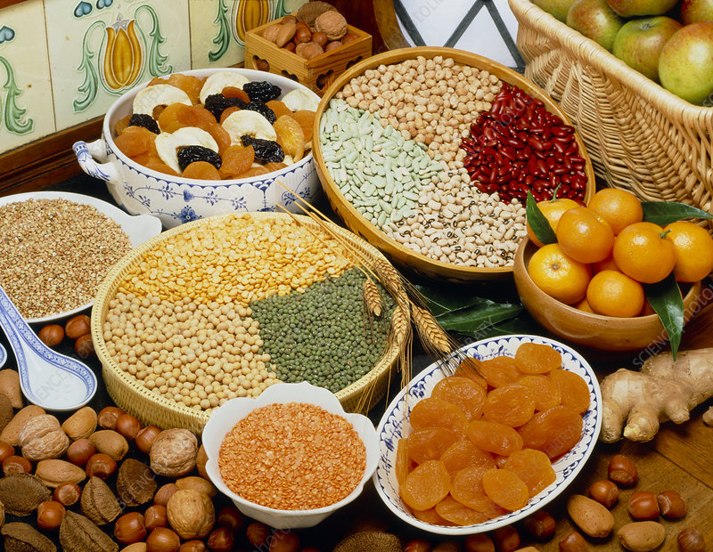 انواع حبوبات و خشکبار